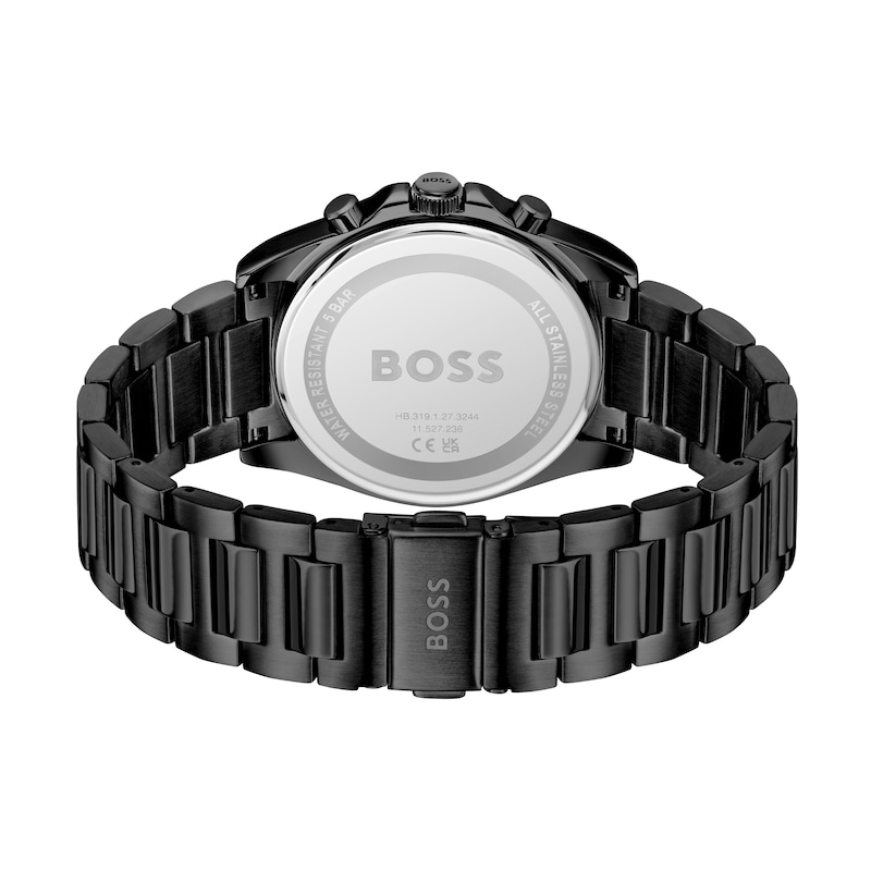 Main Image 3 of BOSS Strike 41mm Men's Chronograph Black IP Bracelet Watch