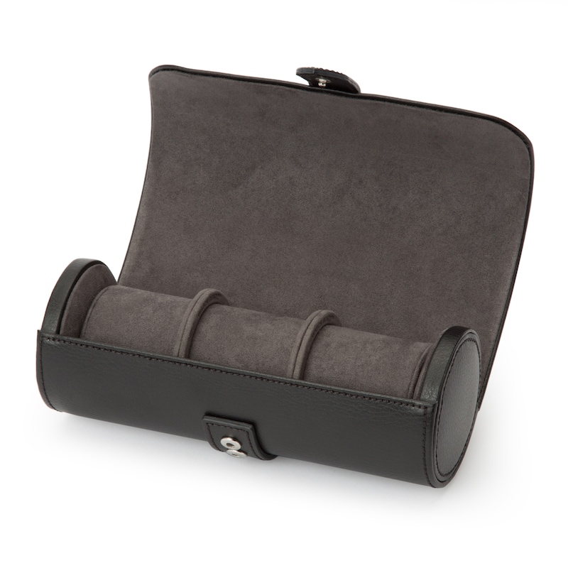 Main Image 3 of Wolf Blake Black Leather Watch Roll