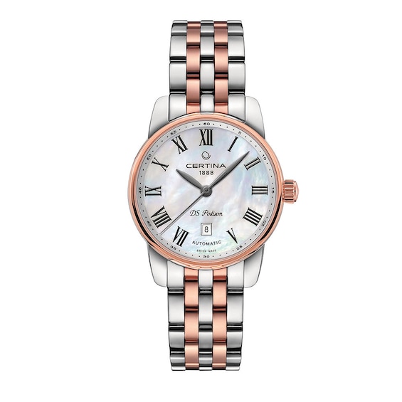 Certina Ds Podium Ladies’ Two-Tone Bracelet Watch