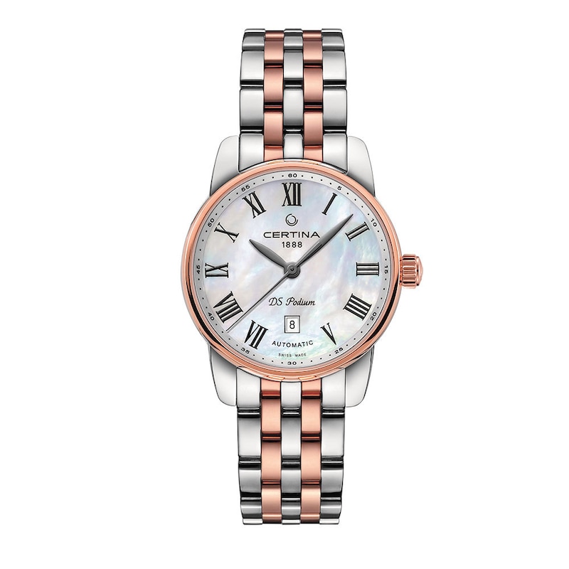 Certina Ds Podium Ladies' Two-Tone Bracelet Watch