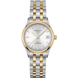 Certina Women's Two Tone Stainless Steel Bracelet Watch