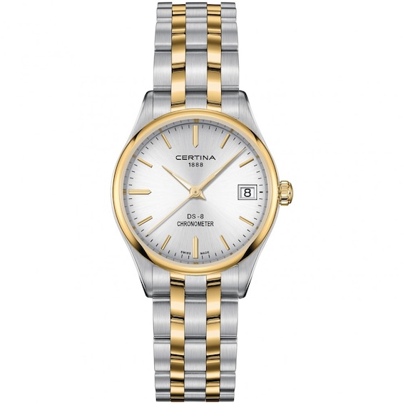 Certina Ladies’ Two-Tone Stainless Steel Bracelet Watch