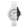 Thumbnail Image 0 of CHANEL J12 Ladies' White & Black Detailing Ceramic Bracelet Watch