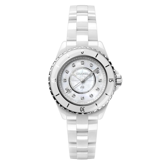CHANEL J12 33mm Ladies’ White Ceramic Bracelet Watch