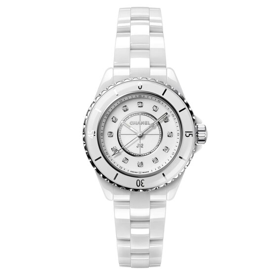 CHANEL J12 33mm Ladies’ White Ceramic Bracelet Watch