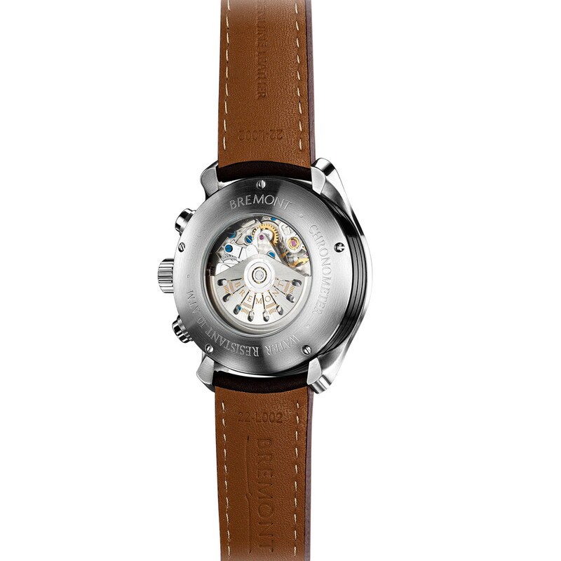 Bremont ALT1-C Men's Cream Dial & Brown Leather Strap Watch