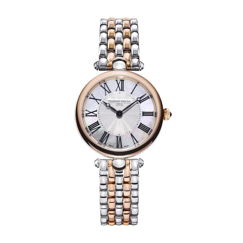 Frederique Constant Classic Art Deco Two-Tone Bracelet Watch