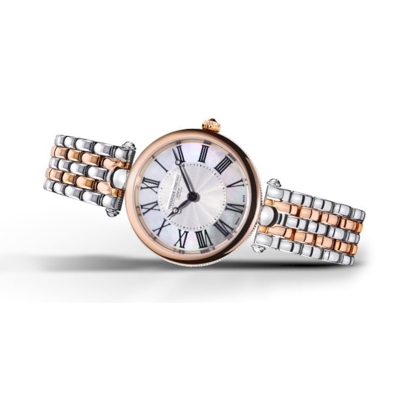 Frederique Constant Classic Art Deco Two-Tone Bracelet Watch