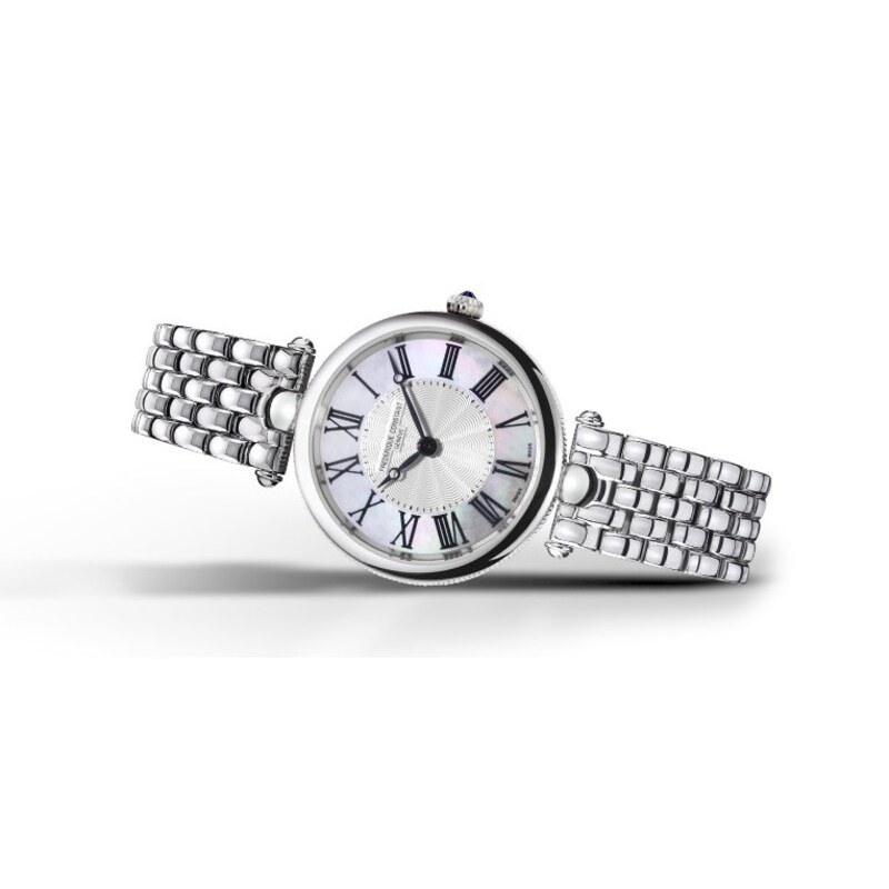 Frederique Constant Classic Art Deco Steel Bracelet Watch