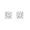 Thumbnail Image 0 of Platinum 0.50ct Diamond Solitaire Screw Back Earrings