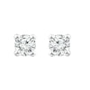 Thumbnail Image 0 of 18ct White Gold 0.50ct Diamond Solitaire Screw Back Earrings