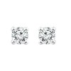 Thumbnail Image 0 of 18ct White Gold 0.50ct Diamond Solitaire Screw Back Earrings