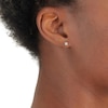 Thumbnail Image 2 of Platinum 0.33ct Diamond Solitaire Screw Back Earrings