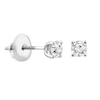 Thumbnail Image 3 of Platinum 0.33ct Diamond Solitaire Screw Back Earrings