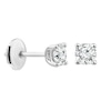 Thumbnail Image 2 of 9ct White Gold 0.75ct Diamond Solitaire La Pousette Earrings