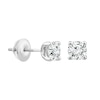 Thumbnail Image 3 of Platinum 1ct Diamond Screw Back Stud Earrings