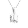 Thumbnail Image 3 of Platinum 0.33ct Diamond Solitaire Adjustable Pendant