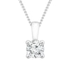 Thumbnail Image 0 of 9ct White Gold 0.15ct Diamond Solitaire Pendant