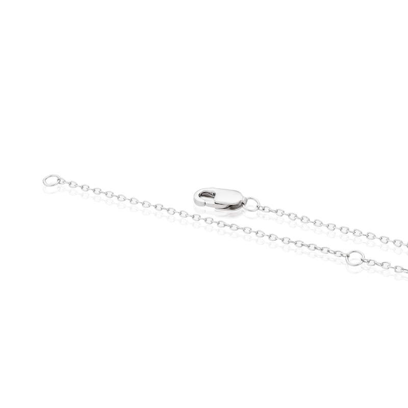 9ct White Gold 0.25ct Diamond Solitaire Pendant