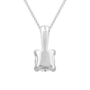 Thumbnail Image 3 of 9ct White Gold 0.25ct Diamond Solitaire Pendant