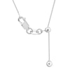 Thumbnail Image 4 of 18ct White Gold 0.50ct Diamond Solitaire Adjustable Pendant