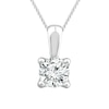 Thumbnail Image 0 of Platinum 0.75ct Diamond Solitaire Adjustable Pendant