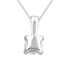 Thumbnail Image 3 of 18ct White Gold 0.75ct Diamond Solitaire Adjustable Pendant