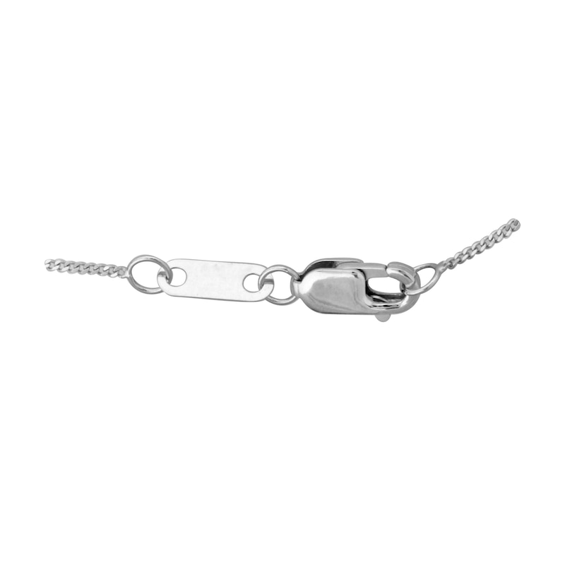Main Image 4 of 9ct White Gold 0.75ct Diamond Solitaire Pendant