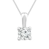 Thumbnail Image 0 of Platinum 1ct Diamond Solitaire Adjustable Pendant