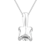 Thumbnail Image 3 of Platinum 1ct Diamond Solitaire Adjustable Pendant