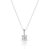 Thumbnail Image 0 of 9ct White Gold 1ct Diamond Solitaire Pendant