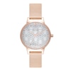 Thumbnail Image 0 of Olivia Burton Ice Queen Rose Gold-Tone Mesh Bracelet Watch