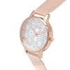 Thumbnail Image 1 of Olivia Burton Ice Queen Rose Gold-Tone Mesh Bracelet Watch