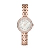 Thumbnail Image 0 of Emporio Armani Crystal Ladies MOP Dial Rose Gold-Tone Bracelet Watch