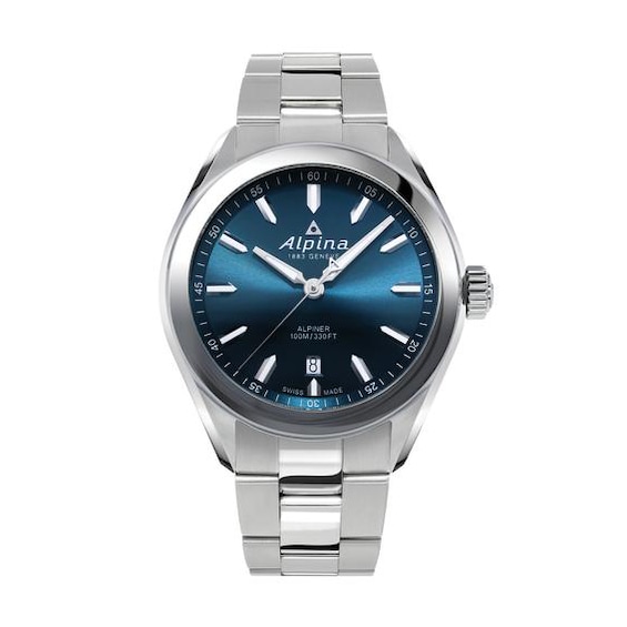 Alpina Alpiner Quartz Men’s Stainless Steel Bracelet Watch