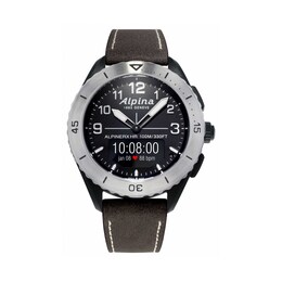 Alpina Alpiner X Alive Brown Leather Strap Smartwatch