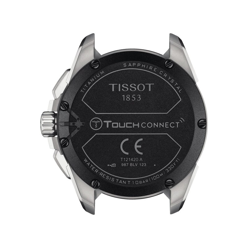 Tissot T-Touch Connect Solar Red Rubber Strap Watch