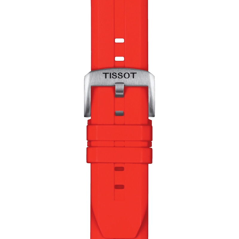 Tissot T-Touch Connect Solar Red Rubber Strap Watch