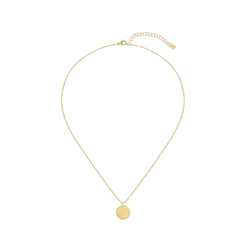 Main Image 2 of BOSS Medallion Yellow Gold Tone Pendant