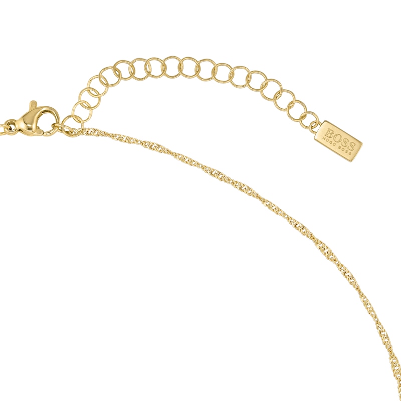 Main Image 5 of BOSS Medallion Yellow Gold Tone Pendant