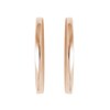 Thumbnail Image 2 of BOSS Signature Rose Gold Tone Hoop Earrings