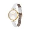 Thumbnail Image 1 of BOSS Majesty Crystal Ladies' White Leather Strap Watch