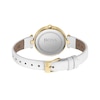 Thumbnail Image 2 of BOSS Majesty Crystal Ladies' White Leather Strap Watch
