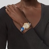Thumbnail Image 3 of Versace Tribute Ladies' Blue Leather Strap Watch
