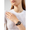 Thumbnail Image 4 of Versace Palazzo Ladies' Black Leather Strap Watch