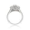 Thumbnail Image 3 of Engagement Ring 18ct White Gold 1.25ct Diamond Double Oval Halo Ring