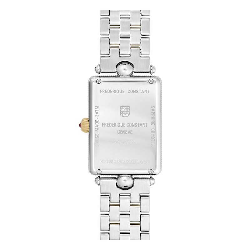 Main Image 3 of Frederique Constant Classics Art Deco Carree Two Tone Milanese Mesh Bracelet Watch