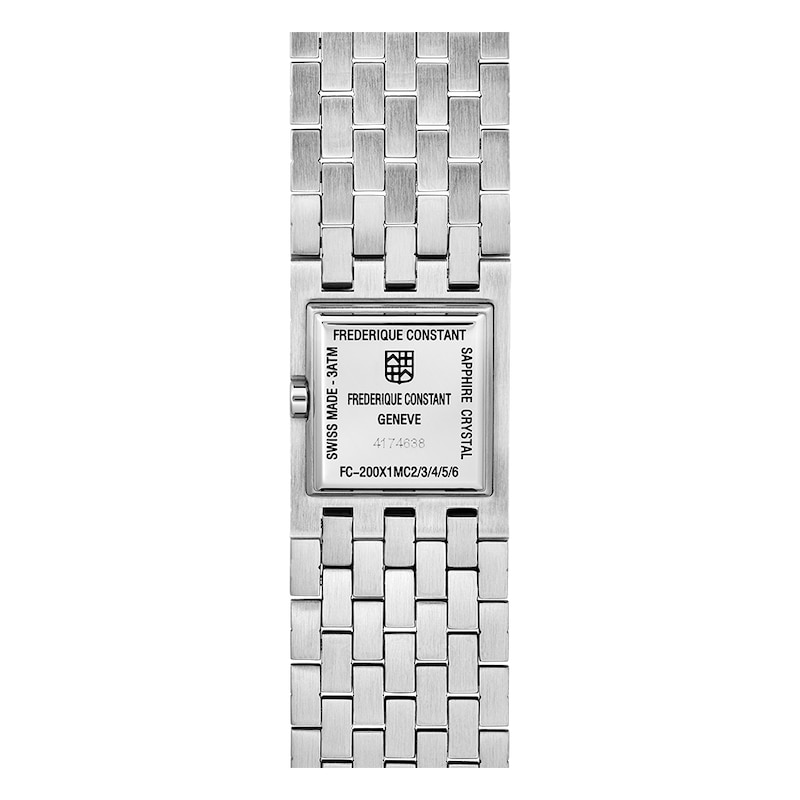 Main Image 3 of Frederique Constant Highlife Manchette Black Dial Silver Tone Bracelet Cuff Watch