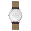 Thumbnail Image 3 of Frederique Constant Moneta Moonphase Silver Dial Brown Leather Strap Watch