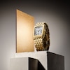 Thumbnail Image 4 of Frederique Constant Carree Small Seconds Silver Dial Gold Tone Bracelet Watch